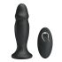 MR. PLAY - oplaadbare anale vibrator met afstandsbediening (zwart)