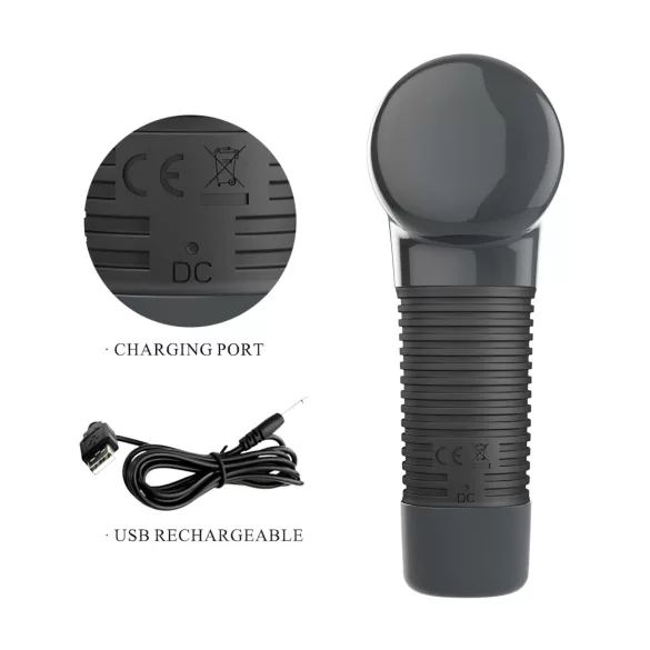 Pretty Love - massagegun - krachtig massageapparaat - zwart