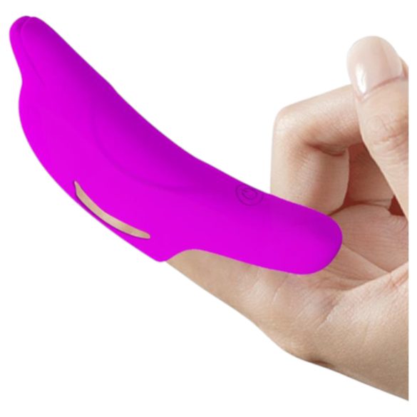 Pretty Love Delphini - dolfijn vinger vibrator (paars)