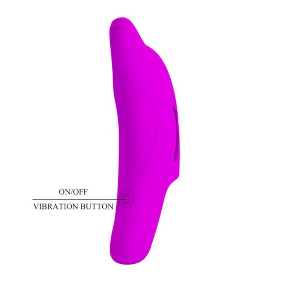 Pretty Love Delphini - dolfijn vinger vibrator (paars)