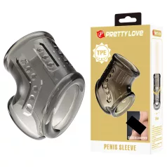 Pretty Love - penis- en balringen (transparant)