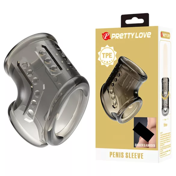 Pretty Love - penis- en balringen (transparant)