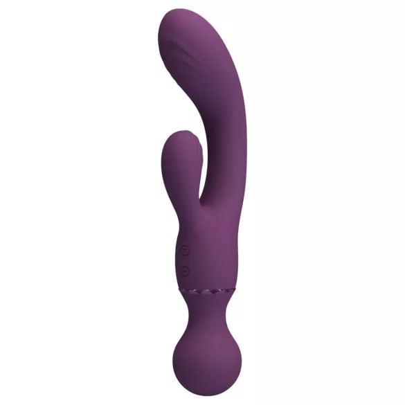 Pretty Love All Rounder - dubbelzijdige G-spot- en clitorisvibrator (paars)