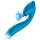 Vibeconnect - waterdichte G-spot & clitoris stimulator (blauw)