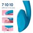 Vibeconnect - waterdichte G-spot & clitoris stimulator (blauw)