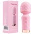 Vibeconnect - draadloze, waterdichte mini massager vibrator (roze)