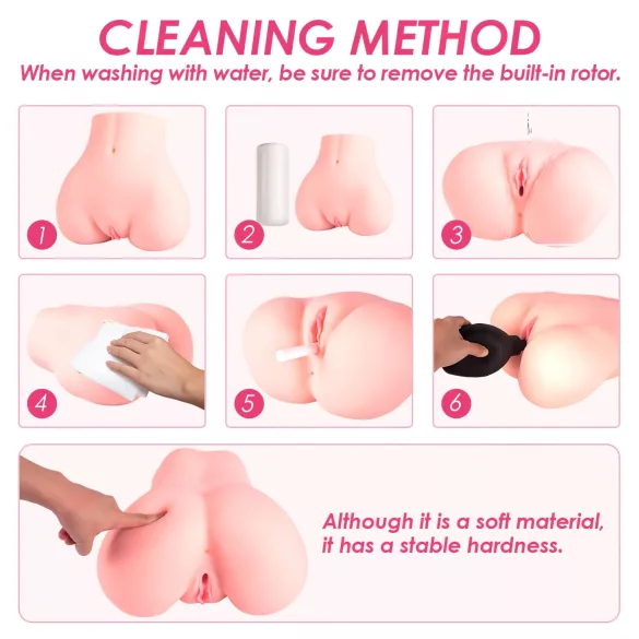 Vibeconnect - App-gestuurde torso-masturbator voor mannen (natuurlijk)