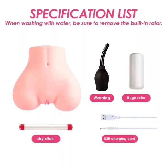 Vibeconnect - App-gestuurde torso-masturbator voor mannen (natuurlijk)