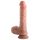 Realistische Dildo met zuignap & ballen, 20cm - Naturel