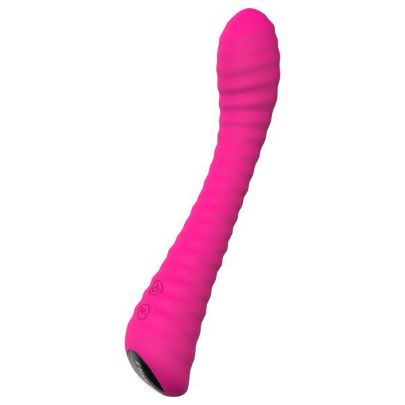 Sex HD Sunshine - oplaadbare G-punt vibrator met ribbels (roze)