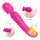 Sex HD Iris - vibrator met verwarming - 2 motoren - siliconen - roze