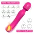 Sex HD Iris - vibrator met verwarming - 2 motoren - siliconen - roze