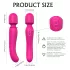 Sex HD Iris - vibrator met verwarming - 2 motoren - siliconen - roze