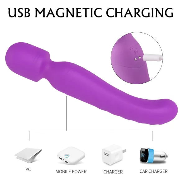 Sex HD Iris - Vibrator met 2 motoren - Verwarmend - Paars