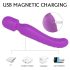 Sex HD Iris - Verwarmende vibrator met 2 motoren (paars)