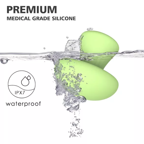 Magic Mushroom - oplaadbare gezichtsvibrator (groen)
