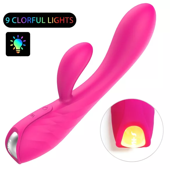 Sex HD Muses - oplaadbare vibrator met verwarming - waterdicht - roze