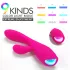 Sex HD Muses - oplaadbare vibrator met verwarming - waterdicht - roze