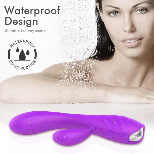 Sex HD Muses - vibrator - oplaadbaar, waterdicht - paars