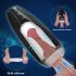 Sex HD Hawk - oplaadbare, vibrerende-zuigende masturbator (zwart-wit)
