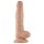 Lovetoy Real Extreme - 21cm zuignap dildo (natuurlijk)