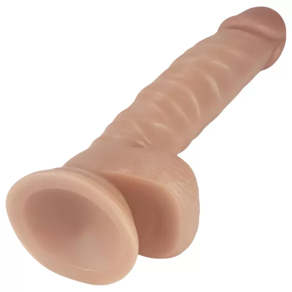 Lovetoy Real Extreme - dildo met zuignap - realistisch - huidkleur - 21cm