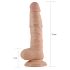 Lovetoy Real Extreme - 21cm zuignap dildo (natuurlijk)
