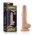 Lovetoy Real Extreme - 21cm zuignap dildo (natuurlijk)
