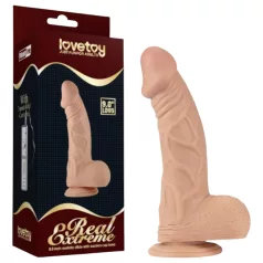   Lovetoy Real Extreme - dildo met zuignap - 23 cm (natuurkleur)