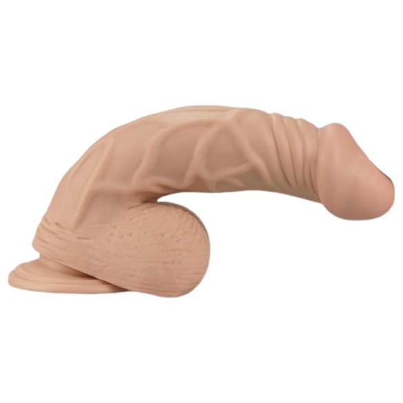 Lovetoy Real Extreme - zuignap dildo - 23cm (natuurlijk)