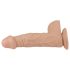 Lovetoy Real Extreme - zuignap dildo - 23cm (natuurlijk)