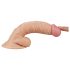 Lovetoy Real Extreme - Zuignap G-spot dildo met testikels - 19cm (natuurlijk)