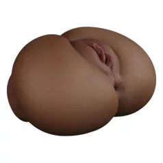   Lovetoy Streetgirl's 12 - kunstvagina‑torso en string (donker huidskleurig)