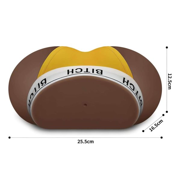 Lovetoy Streetgirl's 12 - kunstvagina torso met string - donker huidskleur