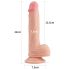 Lovetoy Nature Cock - Realistisch dildo met zuignap 21cm (natuur)