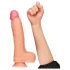 Lovetoy Nature Cock - realistische dildo - dubbel laags - 25cm - huidskleur