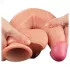 Lovetoy Nature Cock - realistische dildo - dubbel laags - 25cm - huidskleur