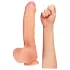 Lovetoy Nature Cock - realistische dildo - dubbel gelaagd - 28cm - huidkleur