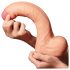 Lovetoy Naturele Dildo - Dubbel Laag, 28cm (Naturel)