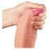 Lovetoy Naturele Dildo - Dubbel Laag, 28cm (Naturel)
