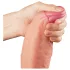 Lovetoy Nature Cock - realistische dildo - dubbel gelaagd - 28cm - huidkleur