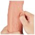 Lovetoy Naturele Dildo - Dubbel Laag, 28cm (Naturel)