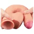 Lovetoy Nature Cock - realistische dildo - dubbel gelaagd - 28cm - huidkleur