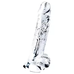   Lovetoy Flawless Clear - dildo met zuignap - 19 cm (transparant)