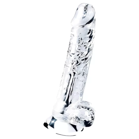 Lovetoy Flawless Clear - dildo met zuignap - 19 cm (transparant)