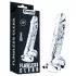 Lovetoy Flawless Clear - dildo met zuignap - 19 cm (transparant)