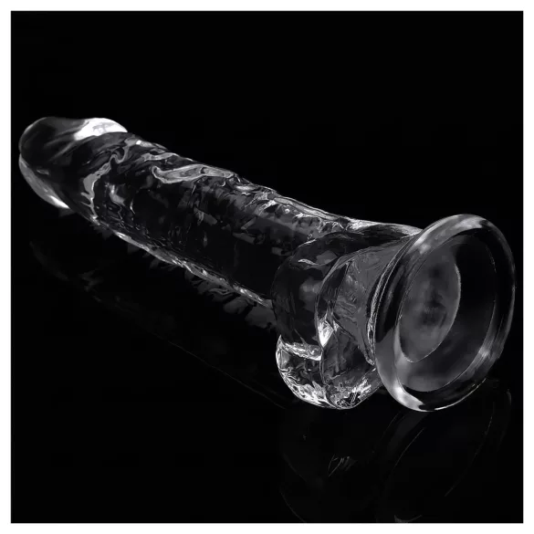 Lovetoy Flawless Clear - dildo met zuignap - 19 cm (transparant)