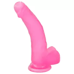 Lovetoy - dildo met zuignap - 20 cm - roze