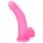 Lovetoy Jelly Studs - zuignap dildo - 20cm (roze)