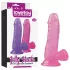 Lovetoy Jelly Studs - dildo met zuignap - 15 cm - roze
